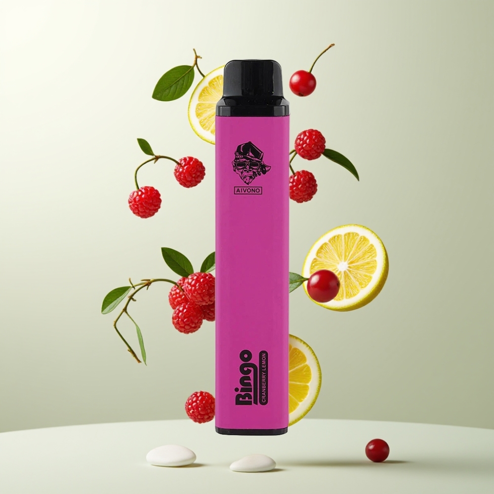 Aivono AIM BINGO 4000 Puffs Canneberge Citron 10mL 1000mAh
