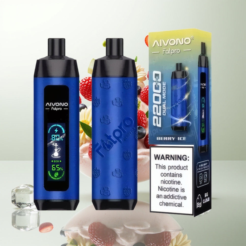 Aivono AIM FATPRO 22000 Puffs 28ml 06Ω Double Modes Glace Baies