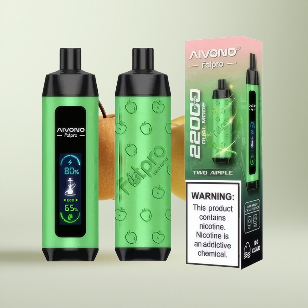 Aivono AIM FATPRO 22000 Puffs 28ml Double Pomme 06 Mesh Eco/Boost