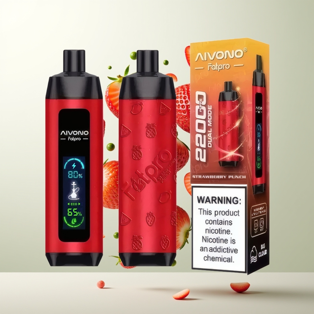 Aivono Aim Fatpro 22000 Puffs Fraise Punch 28ml 06Ω Dual Modes