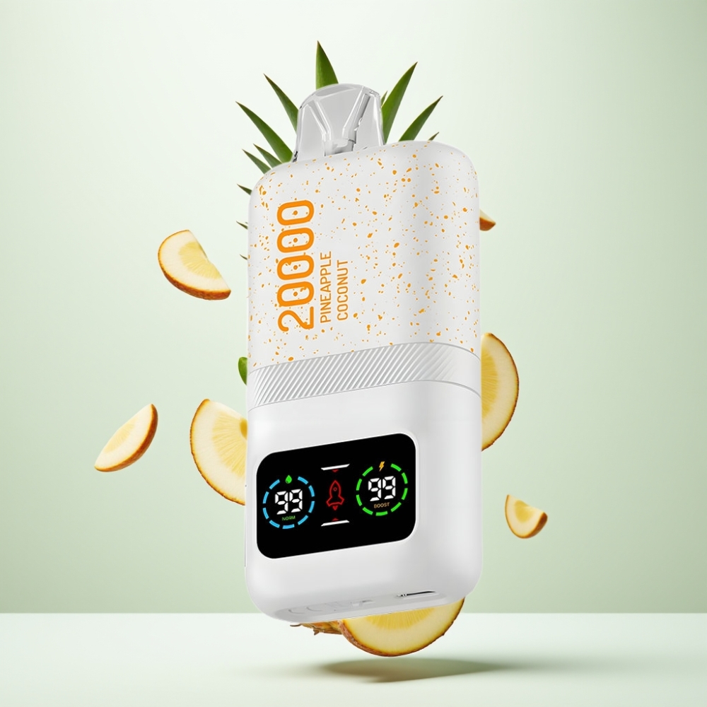 Aivono Aim Magic 20000 Puffs Rechargeable LCD Ananas Noix de Coco