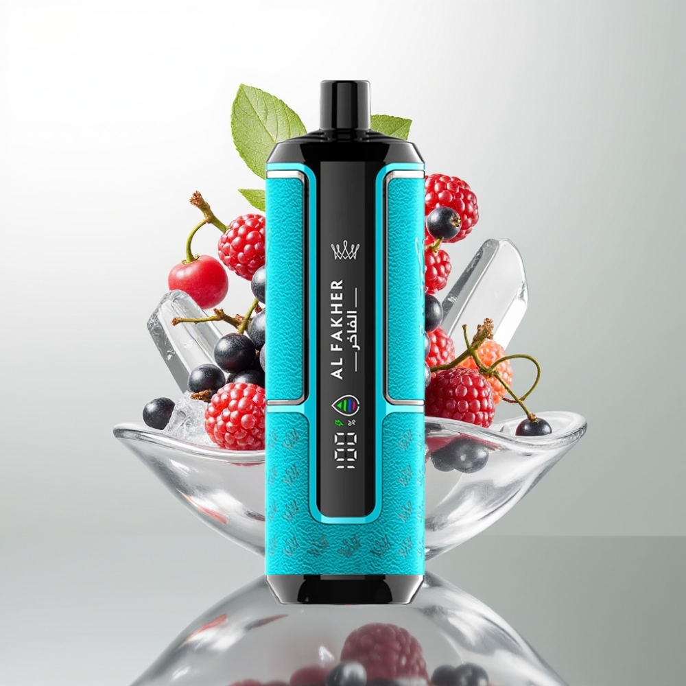 Al Fakher Crown Bar 15K Hypermax Disposable Vape Kit Cassis Glacé 22ml 600mAh Type-C DTL 6mg