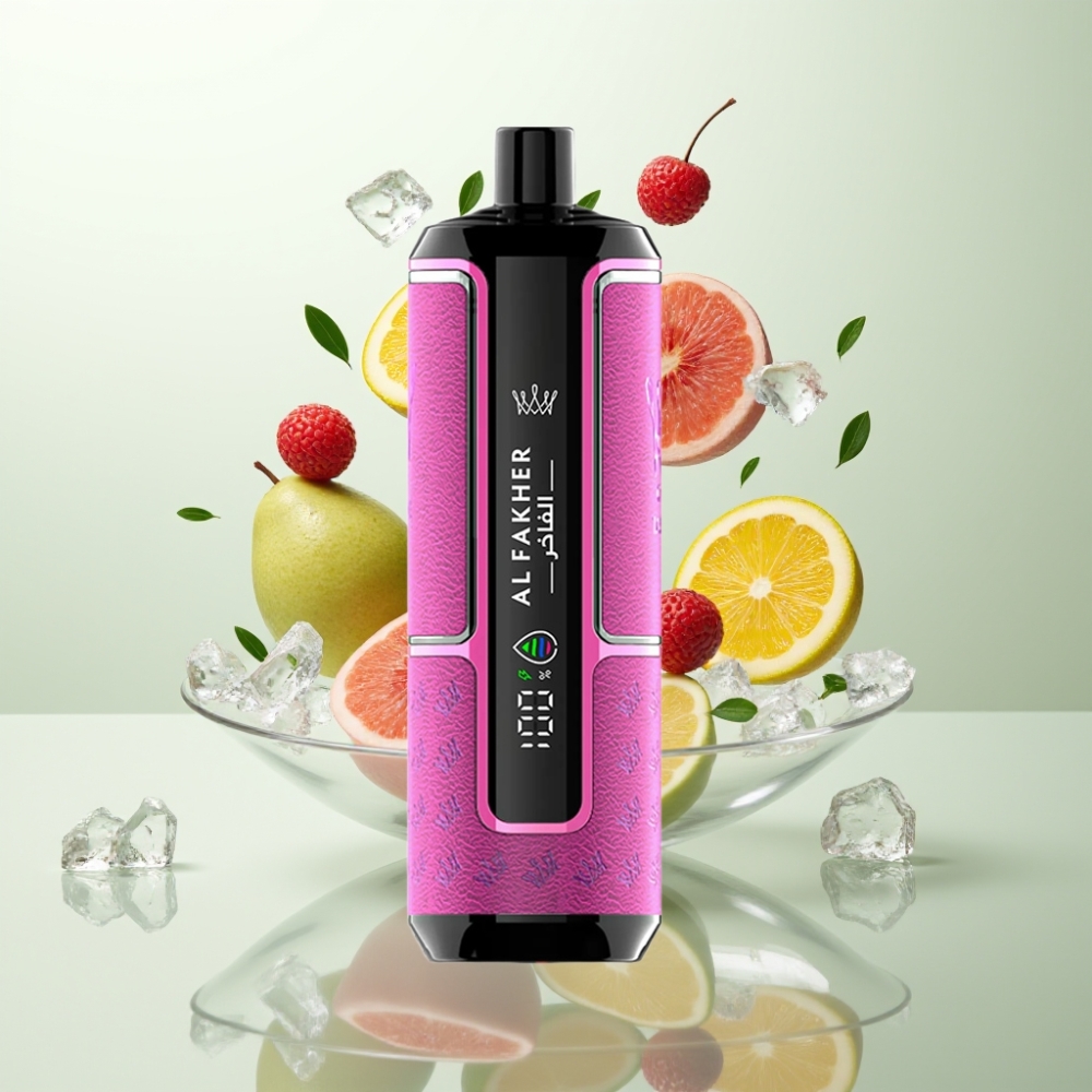 Al Fakher Crown Bar 15K Hypermax Glace Luch 22ml 600mAh Type-C DTL 6mg