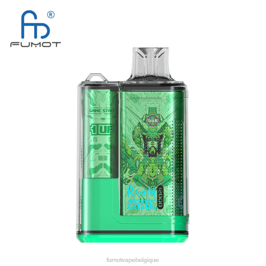 Fumot Crystal Boîte de vape jetable 12000 - 20ml (1 pièce) 62HZ263 glace au cola Fumot avis