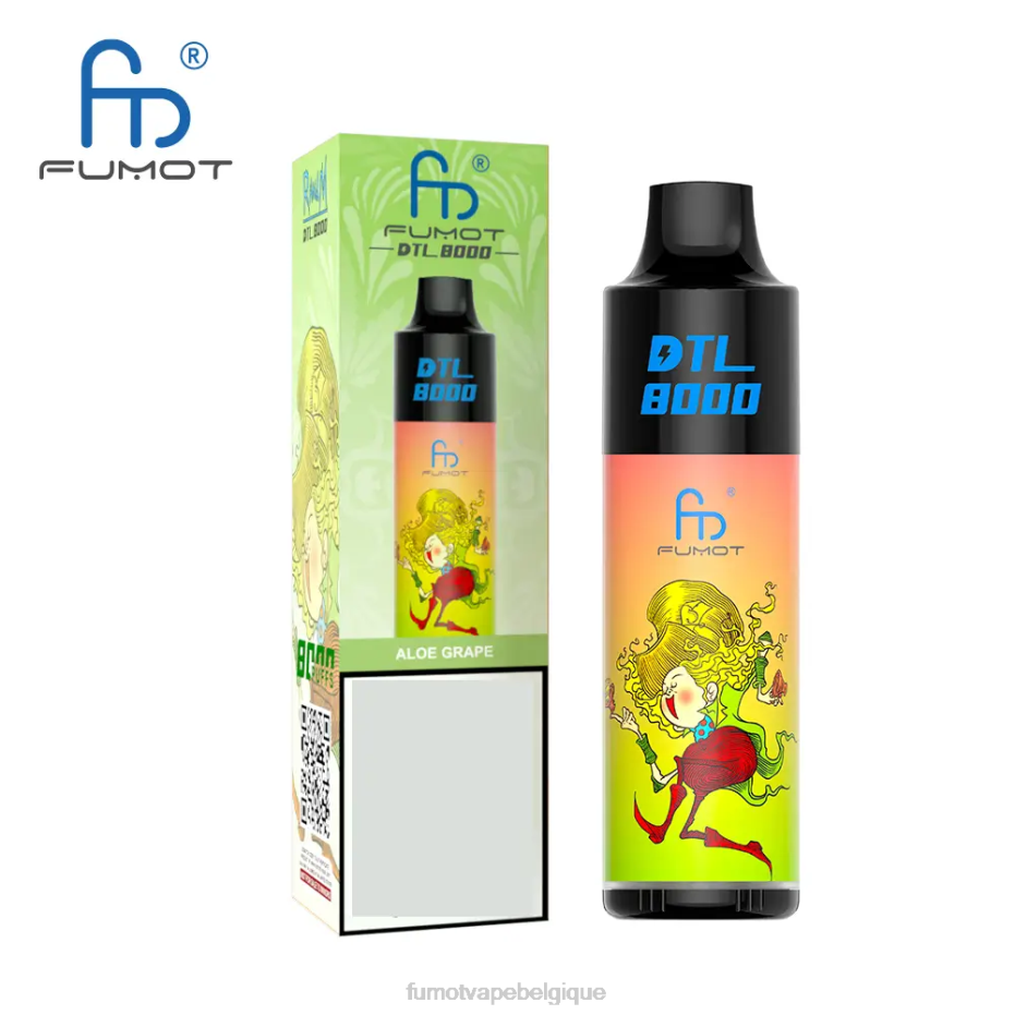 Fumot DTL Stylo vape jetable 8000 - 16 ml (1 pièce) 62HZ418 punch aux fruits Fumot vape price