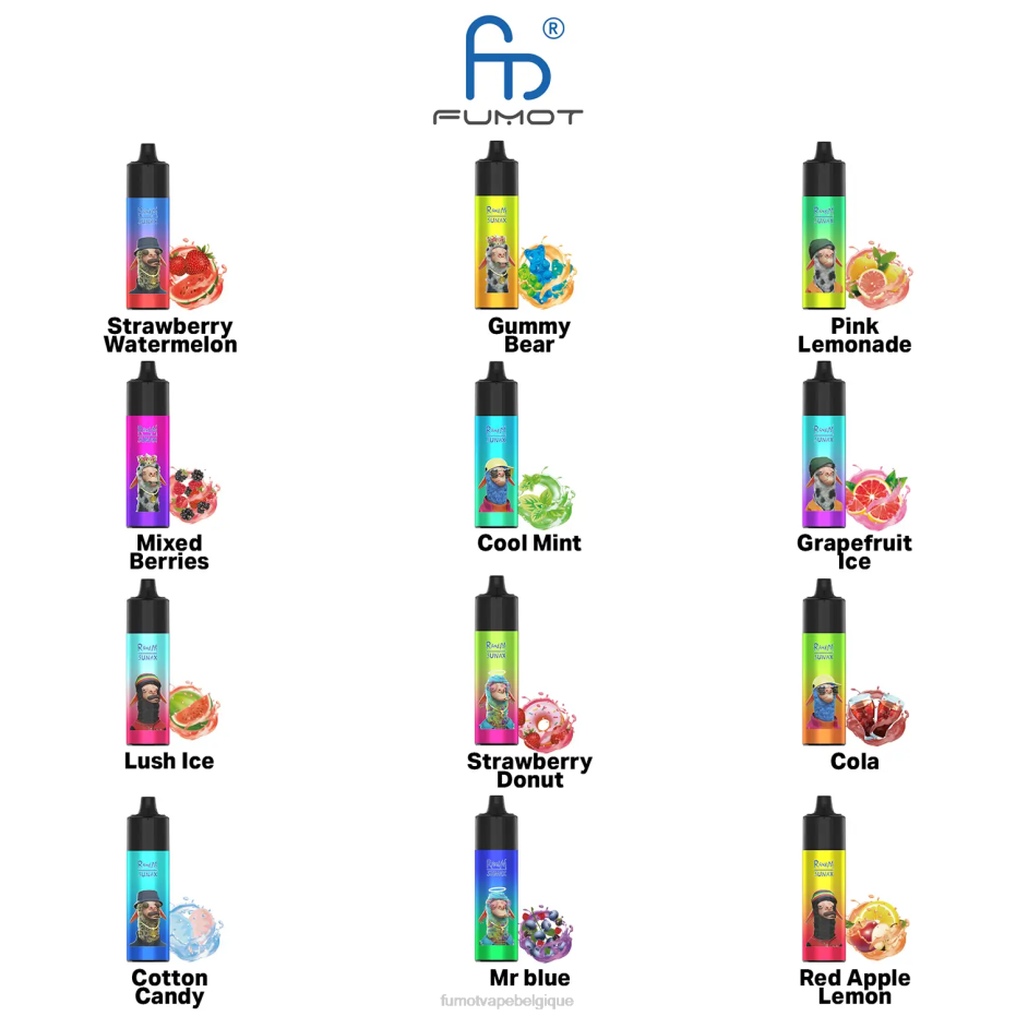 Fumot Sunax Cartouche de vape remplaçable 7000 (1 pièce) 62HZ488 ours gommeux Fumot vape price