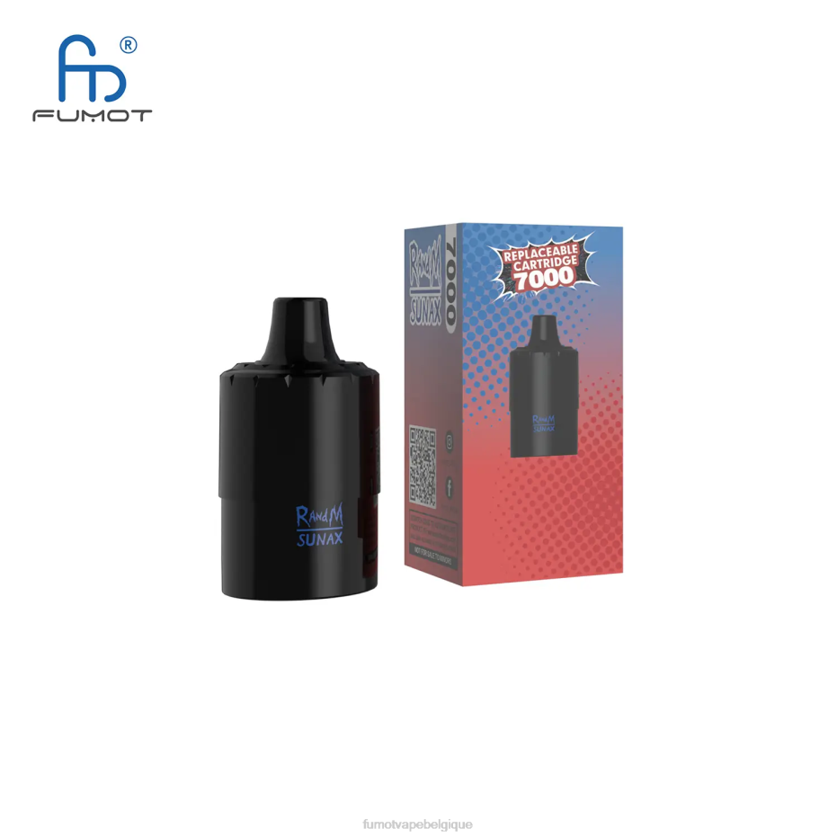 Fumot Sunax Cartouche de vape remplaçable 7000 (1 pièce) 62HZ495 beignet aux fraises Fumot vape avis