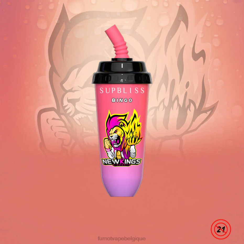 Fumot Supbliss Bingo Appareil à dosettes jetables 8000 - 16 ml (1 pièce) 62HZ395 glace aux cerises Fumot vape avis