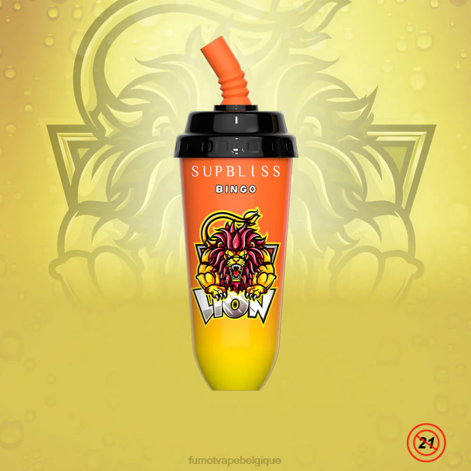 Fumot Supbliss Bingo Dispositif à dosettes jetables de 16 ml 8000 (1 pièce) 62HZ411 pastèque fraise Fumot belgique