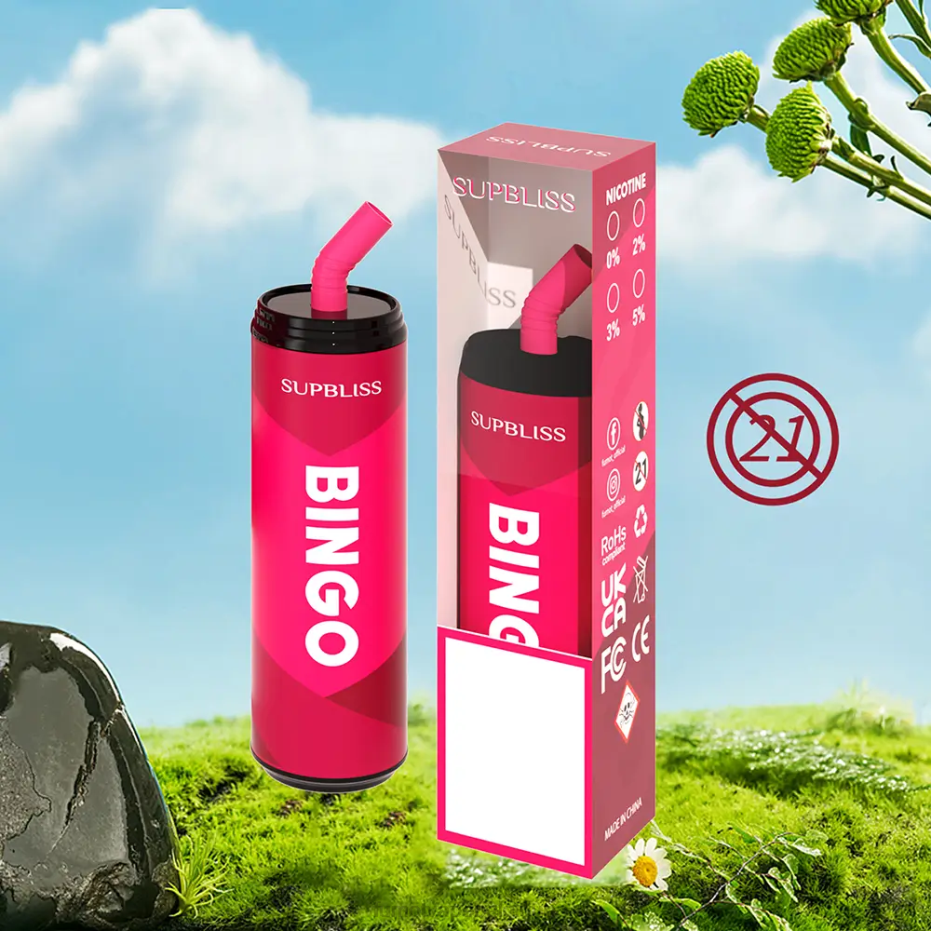 Fumot Supbliss Bingo Stylo vape jetable 9000 (1 pièce) - 18 ml 62HZ473 jeu de quilles Fumot avis