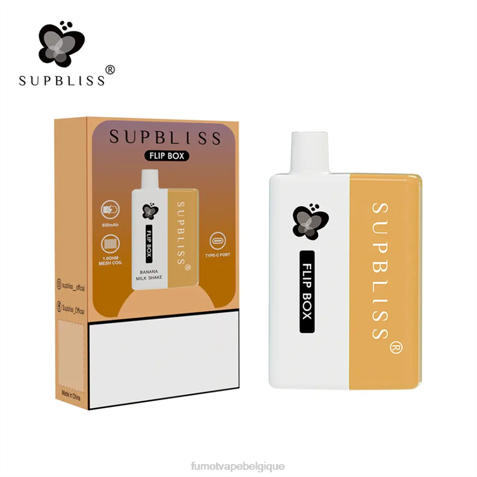 Fumot Supbliss Flip kit vape remplaçable box 6000 - 10ml (1 pièce) 62HZ339 Baies mélangées Fumot vape online shop