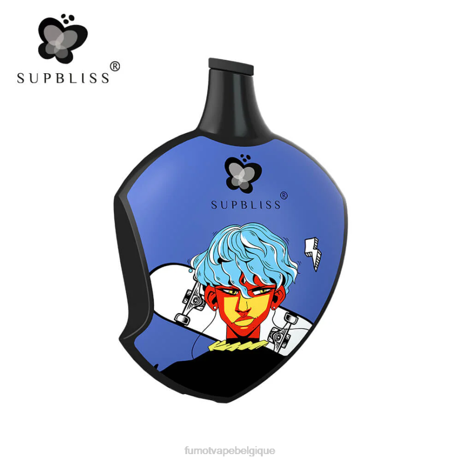 Fumot Supbliss Pod de vape jetable sp6000 - 12 ml (1 pièce) 62HZ452 glace bleue Fumot vape belgique