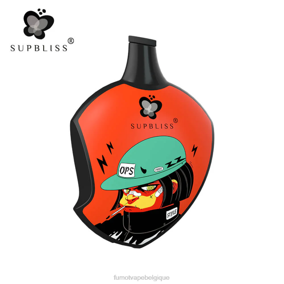 Fumot Supbliss Pod de vape jetable sp6000 - 12 ml (1 pièce) 62HZ461 glace à la pomme aigre Fumot belgique