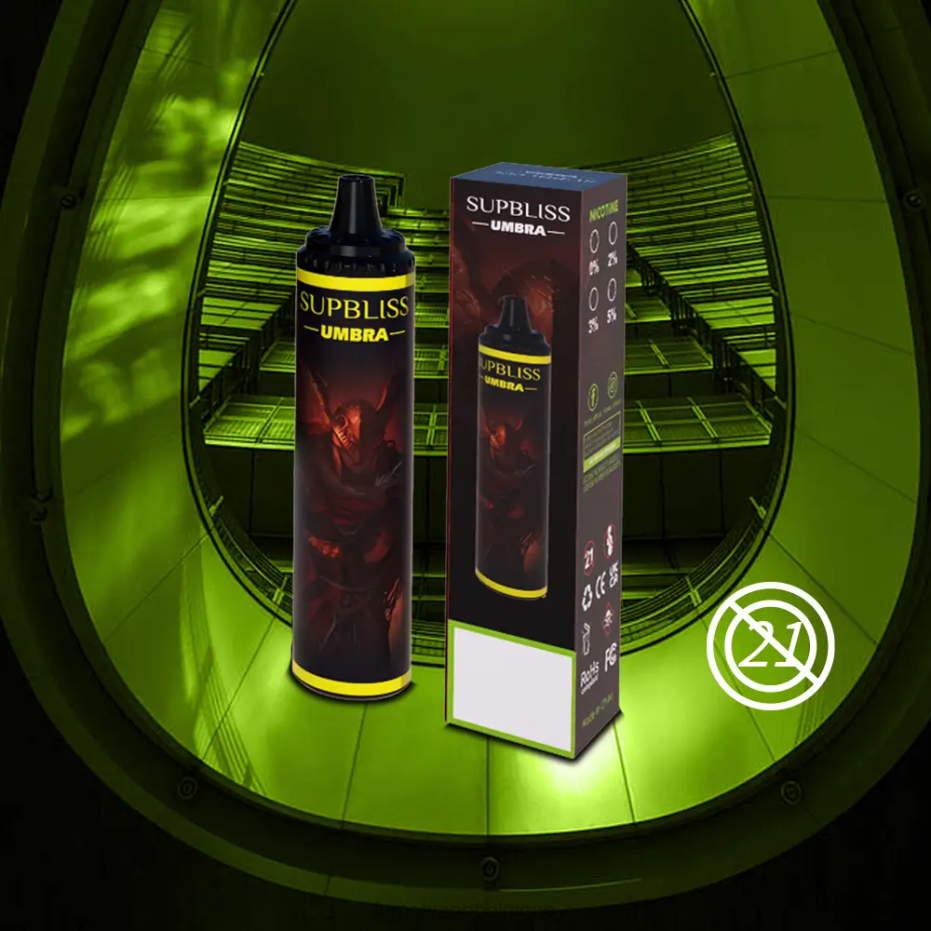 Fumot Supbliss Umbra 10000 (1 pièce) stylo vape jetable - 20 ml 62HZ483 fraise-kiwi Fumot avis