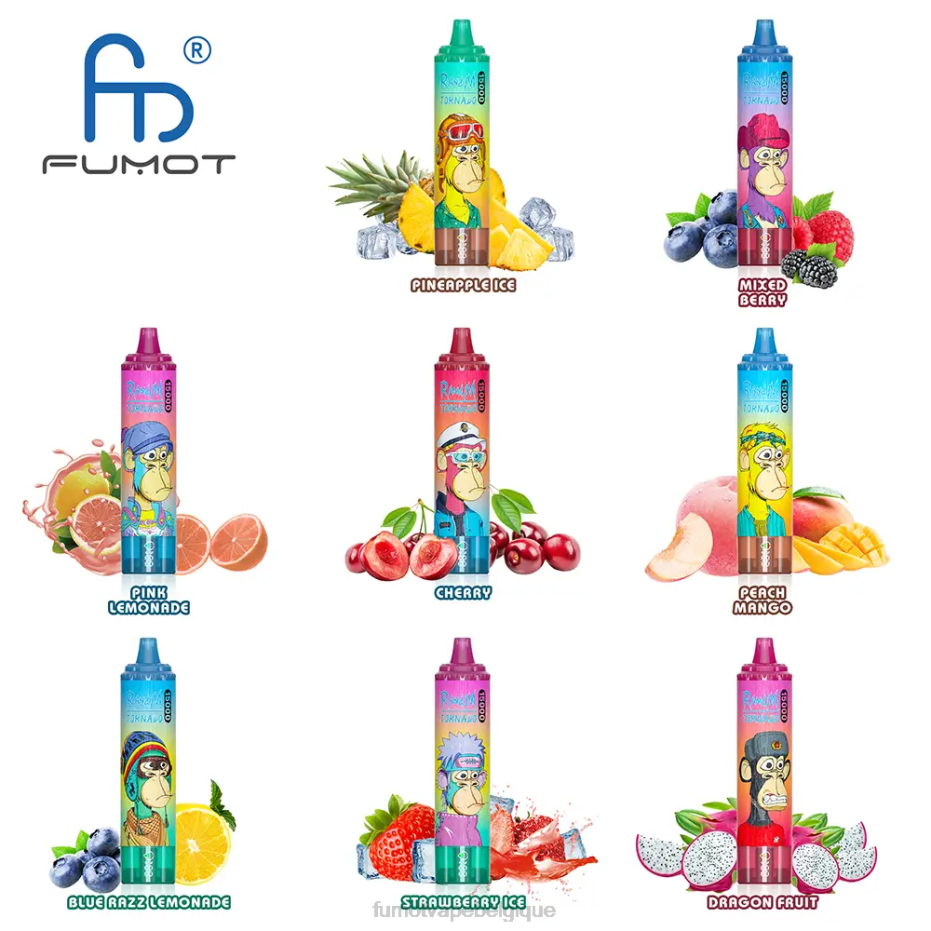 Fumot Tornado 15000 vape jetable 25ml (1 pièce) 62HZ163 myrtille cerise canneberge Fumot avis