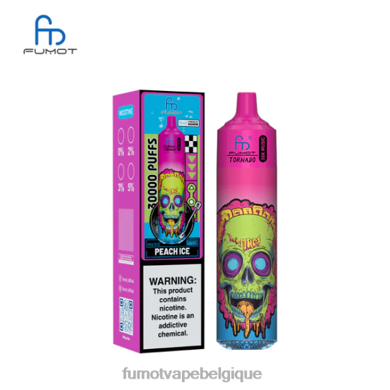 Fumot Tornado 30k muziek perzik ijs RRT4L20 - Fumot Vape Nicotine