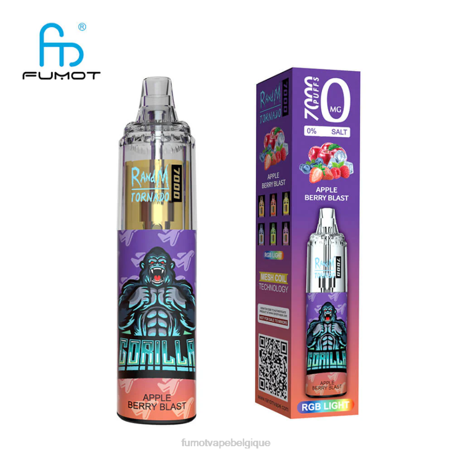 Fumot Tornado Stylo vape jetable 0 7000 - 14 ml (1 pièce) 62HZ497 pomme pêche poire Fumot price