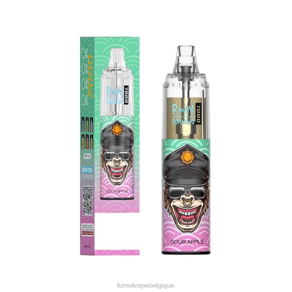 Fumot Tornado Stylo vape jetable 14 ml (1 pièce) 7000 62HZ104 pastèque fraise Fumot puff