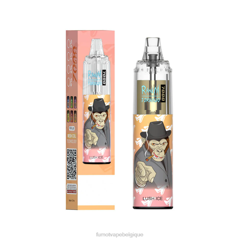 Fumot Tornado Stylo vape jetable 14 ml (1 pièce) 7000 62HZ104 pastèque fraise Fumot puff
