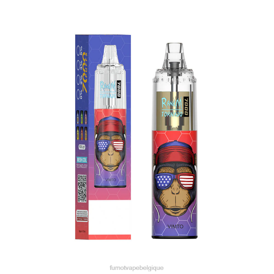 Fumot Tornado Stylo vape jetable 14 ml (1 pièce) 7000 62HZ98 fraise banane Fumot vape price