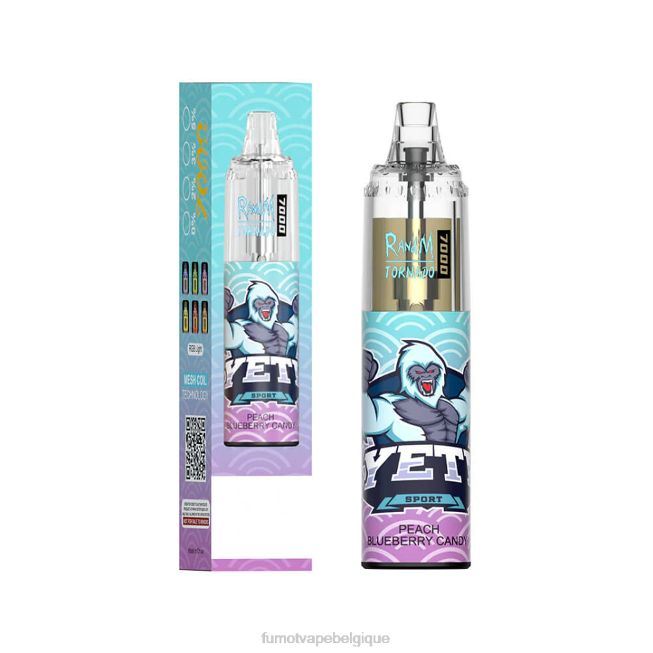 Fumot Tornado Stylo vape jetable 14 ml 7000 (1 pièce) 62HZ54 pomme pêche poire Fumot puff