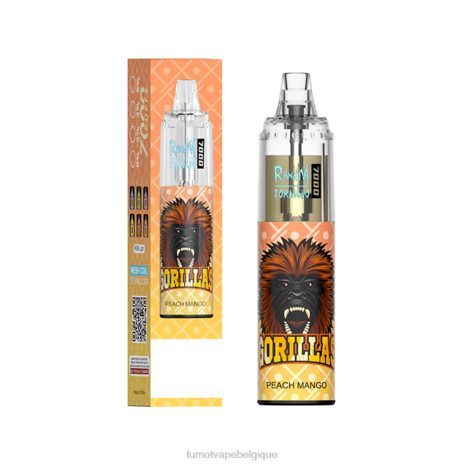 Fumot Tornado Stylo vape jetable 14 ml 7000 (1 pièce) 62HZ62 cerise bleue Fumot vape belgique