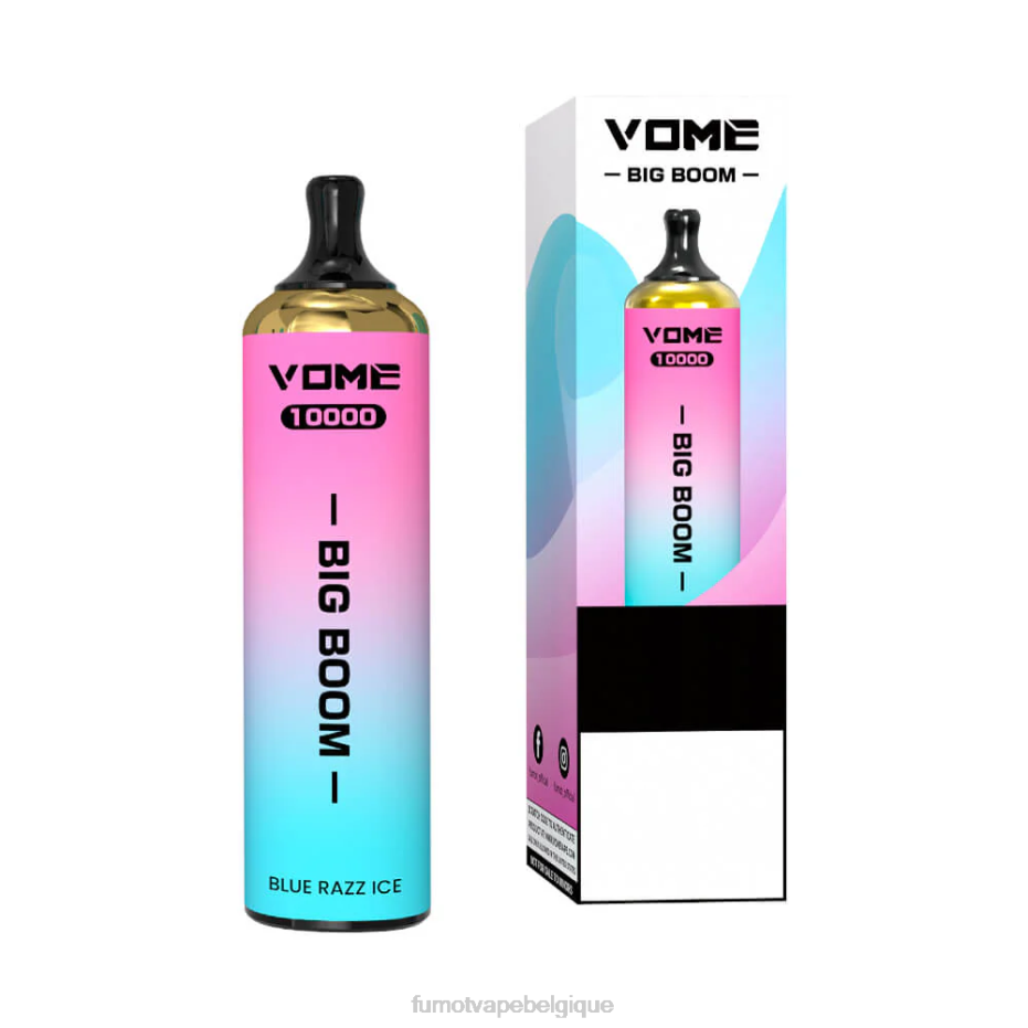 Fumot Vome Big Boom stylo vape jetable 10000 - 20ml (1 pièce) 62HZ443 goyave kiwi Fumot avis