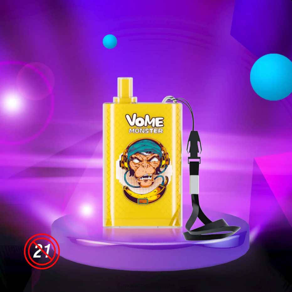 Fumot Vome Monster 10000 appareils à dosettes jetables - 20 ml (1 pièce) 62HZ434 limonade rose Fumot puff