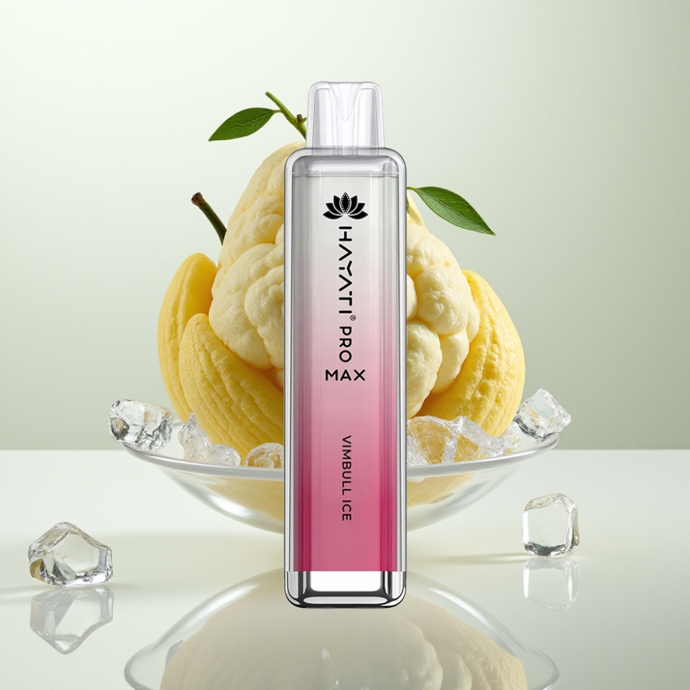 Hayati Pro Max 4000 Puffs Vape Rechargeable Glace Vimbull - 1400mAh Dual 11 Ohm TPD