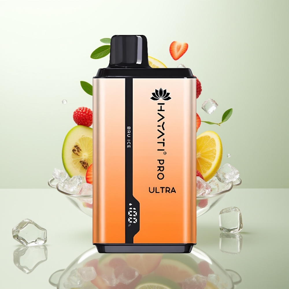 Hayati Pro Ultra 15000 Puffs 850mAh 24ml 2 Bru Glace