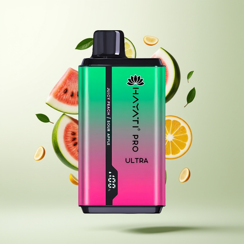 Hayati Pro Ultra 15000 Puffs 850mAh 24ml 2 Pastèque Kiwi Fruit de la Passion