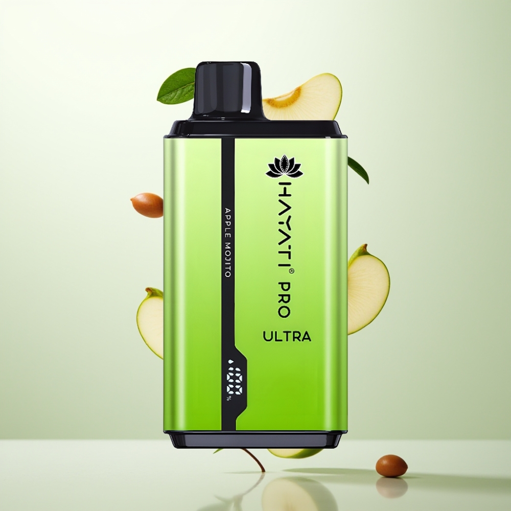Hayati Pro Ultra 15000 Puffs 850mAh 2×12ml 2 Pomme Mojito