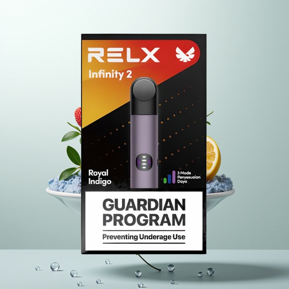 RELX Infinity 2 650 Puffs Finition Métallique USB-C 440mAh Royalindigo