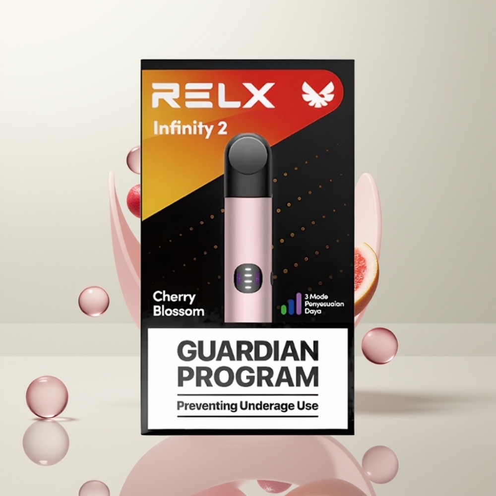 RELX Infinity 2 Rose 600-650 Bouffées 19 ml Métallique USB-C