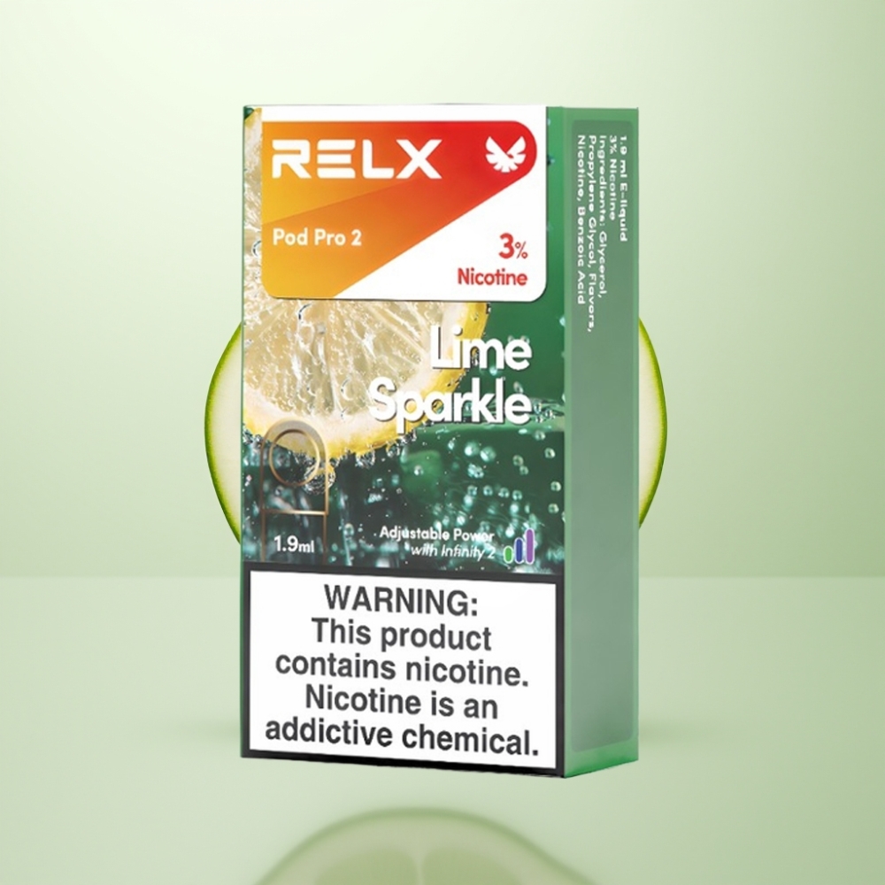 RELX Pod Pro 2 600 Puffs 19ml 3 Éclat de Citron Vert Mode Eco/Smooth/Boost