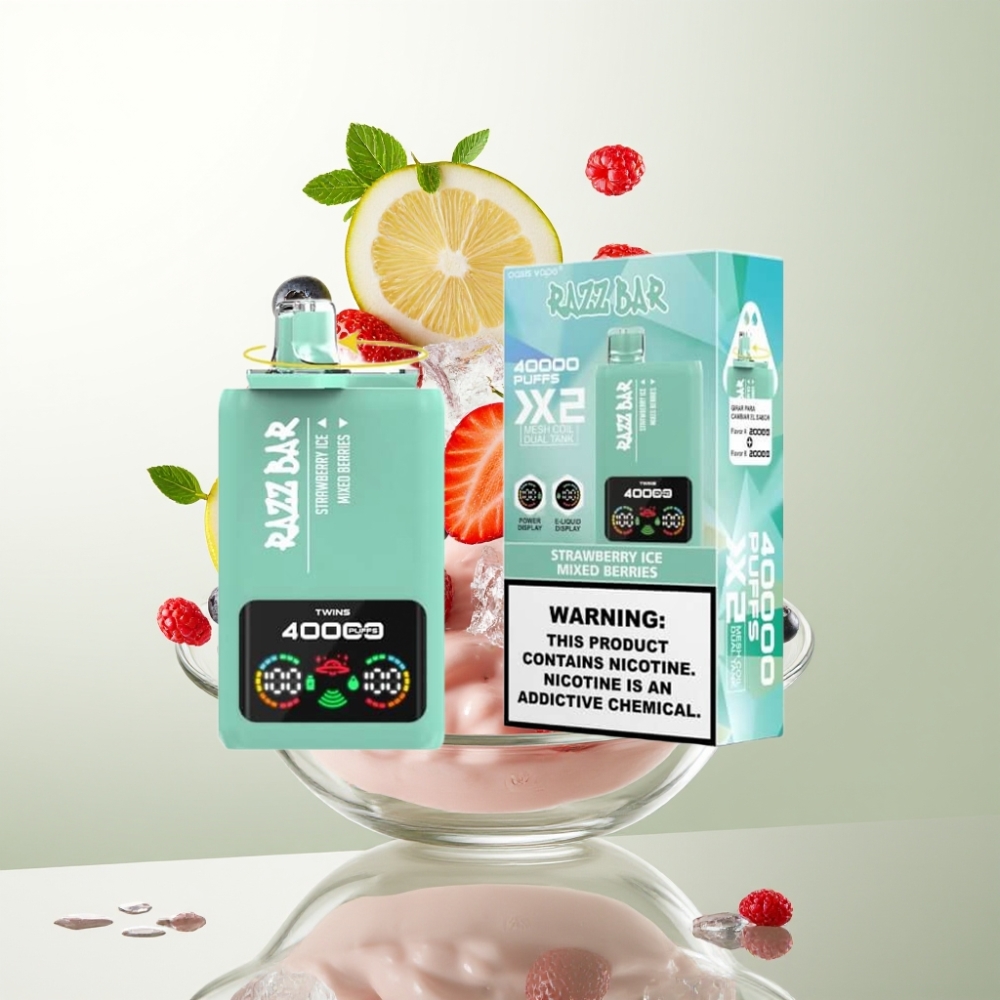 Glace aux fraises et mélanges de baies