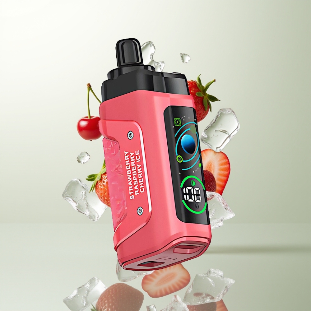 glace cerise aux fraises