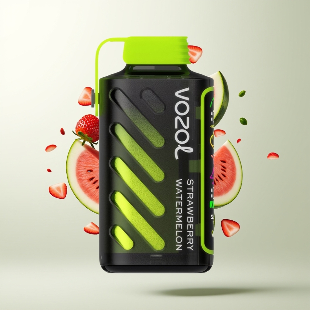 VOZOL Gear Power 20000 Bouffées Technologie SiLC Tech Fraise Pastèque