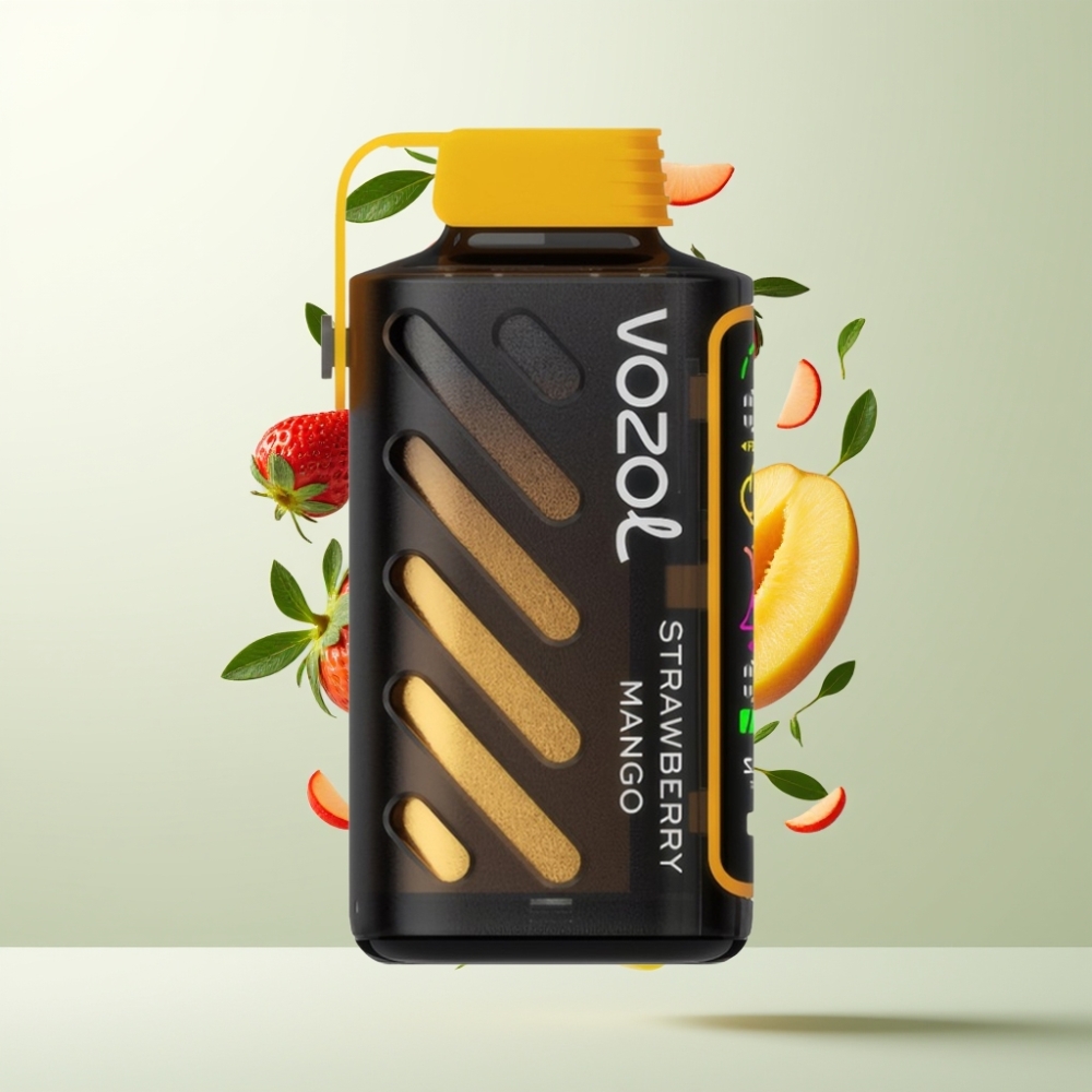VOZOL Gear Power 20000 Puffs Écran Complet Dual Mesh 20mL 5 Fraise Mangue