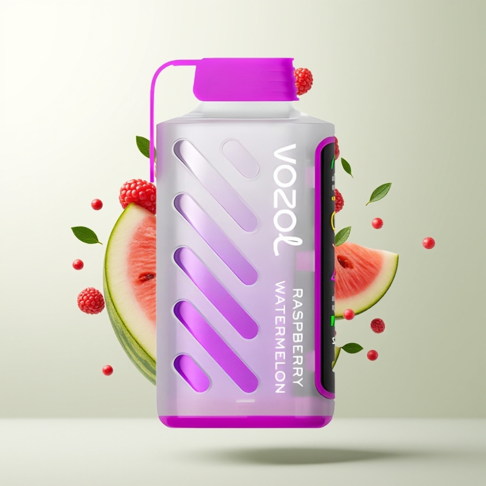 VOZOL Gear Power 20000 Puffs Écran Complet Dual Mesh Framboise Pastèque