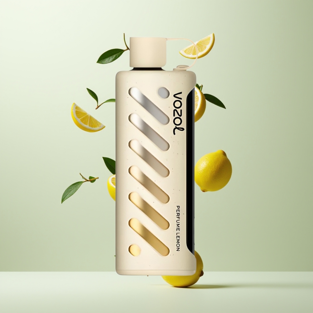 VOZOL Gear Shisha 25000 Puffs Citron Parfumé Dual Mesh 1000mAh 5mg/ml SiLC Tech