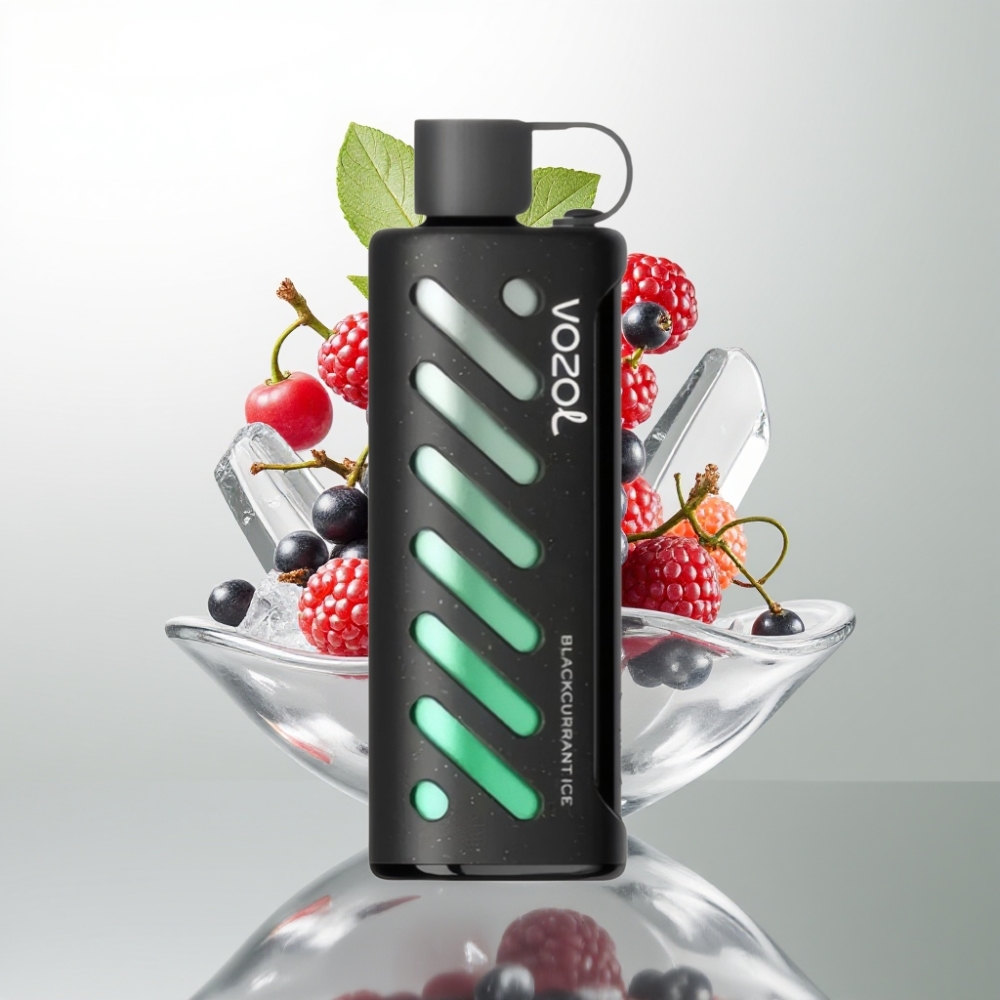 VOZOL Gear Shisha 25000 Puffs Double Mesh SiLC Tech Cassis Glacé