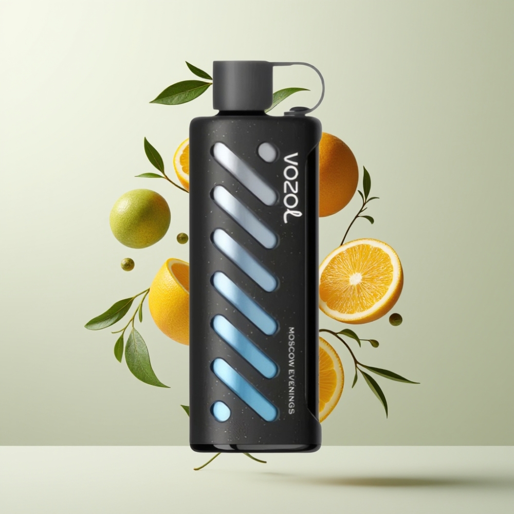 VOZOL Gear Shisha 25000 Puffs Soirées Moscou SiLC Tech Dual Mesh 1000mAh 5mg/ml