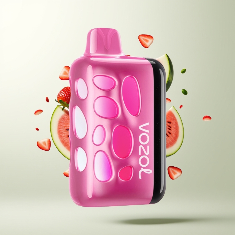 VOZOL RAVE 40000 Fraise Pastèque Design Lumineux 270° Mode Fête Synchronisé 1000mAh