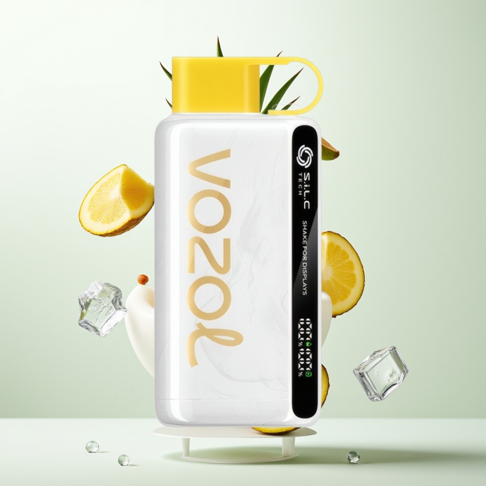 VOZOL STAR 9000/12000 E-Cigarette Jetable Charge 30 Rapide Ananas Noix de Coco Glacé