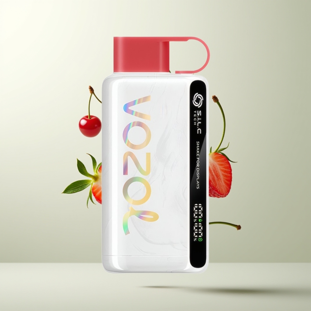 VOZOL STAR 9000/12000 E-liquide Fraise Framboise Cerise Recyclé 650mAh SiLC TECH