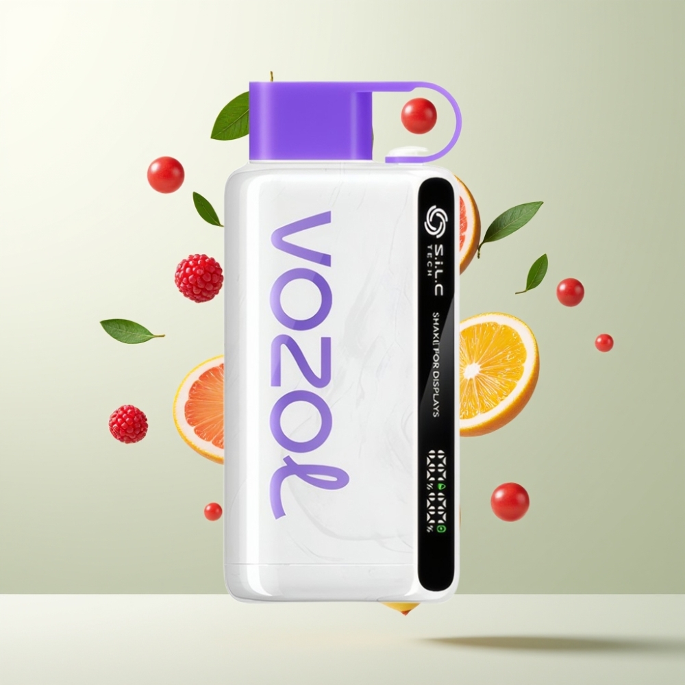 VOZOL STAR 9000/12000 Recyclé Charge Rapide 30 SiLC TECH Cranberry Mangue Pamplemousse