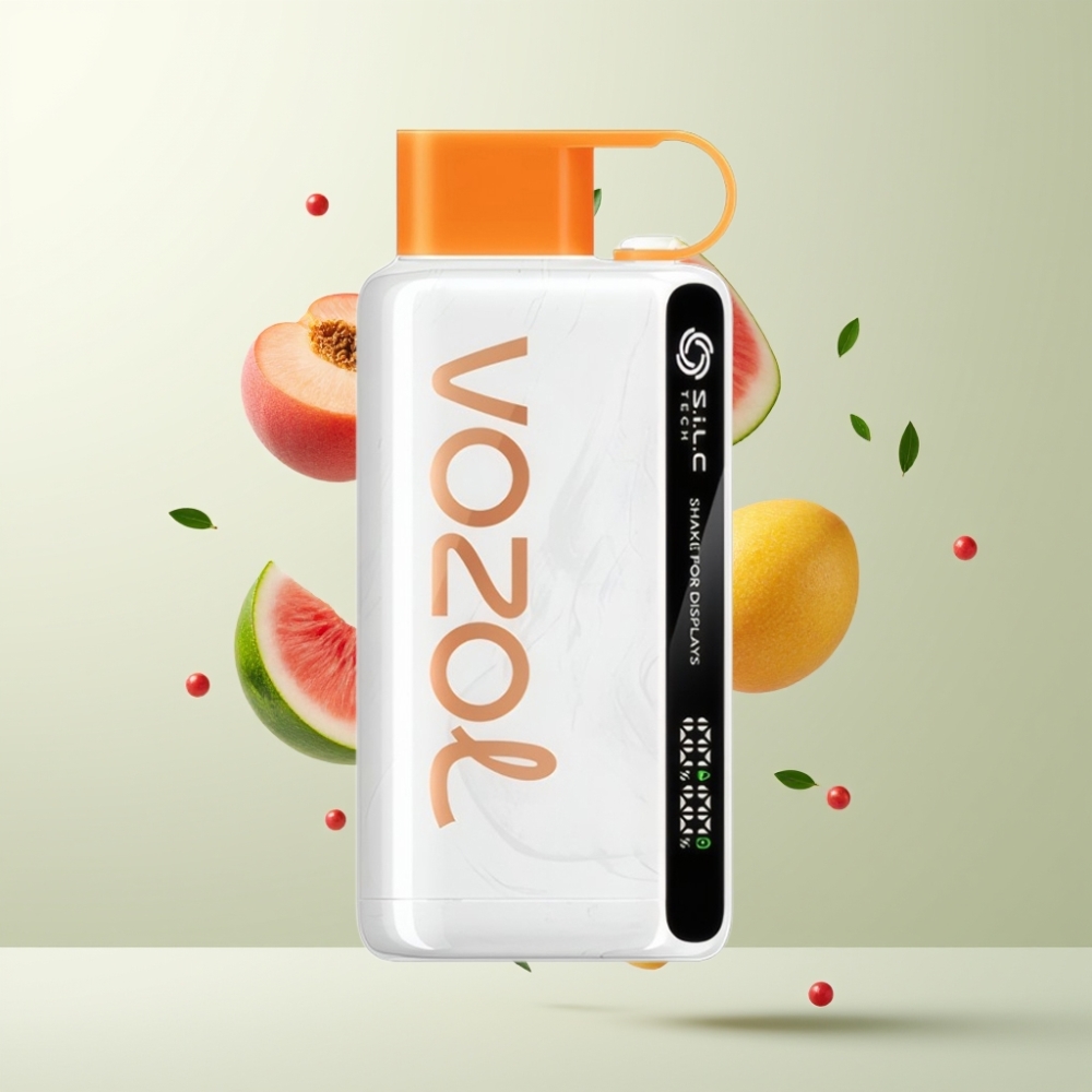 VOZOL STAR 9000/12000 Recyclé Technologie SiLC 650mAh Pêche Mangue Pastèque