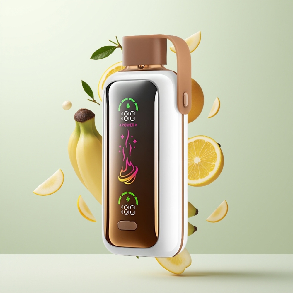 VOZOL Star 20000 Puffs Écran HD 22 Double Mesh 650mAh Dragon Fraisebanane