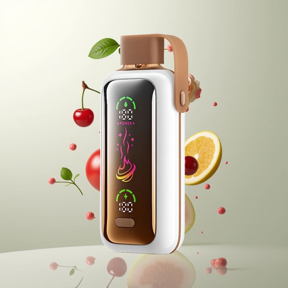 VOZOL Star 20000 Puffs Écran Miroir HD 22 Double Mesh 650mAh Cerise Cola